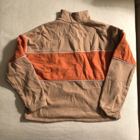 Mixed Threads Color Block Half Zip Pullover - Picture 3 of 4